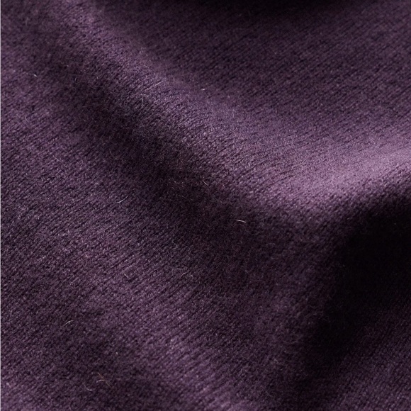 NWT Quince 100% Mongolian Cashmere Plum Orchid Hoodie Size Medium - Picture 3 of 5